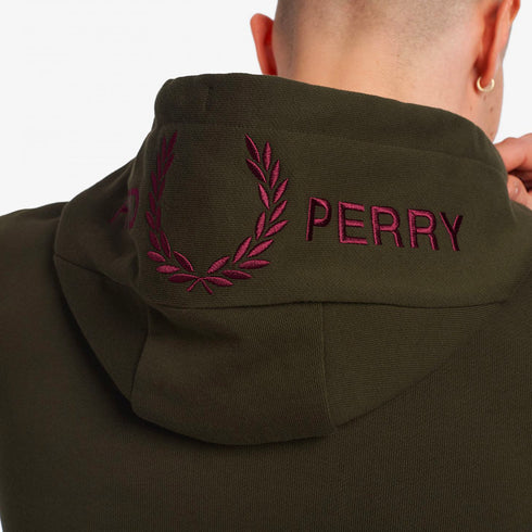 Fred Perry 繡花圖案帽衫